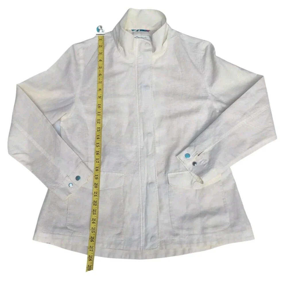 Peter Millar Women Linen/ Cotton Field Beige Discovery Jacket , Size Large‎ - Picture 11 of 15